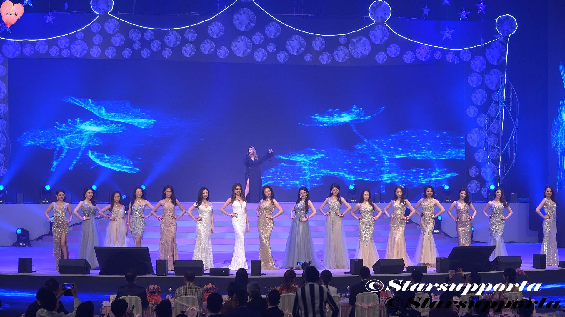 20191229 亞洲小姐競選全球總決賽 - 03 歌聲表演: 欣宜 + 佳麗晚裝伴舞 @ 香港亞洲電視數碼媒體有限公司